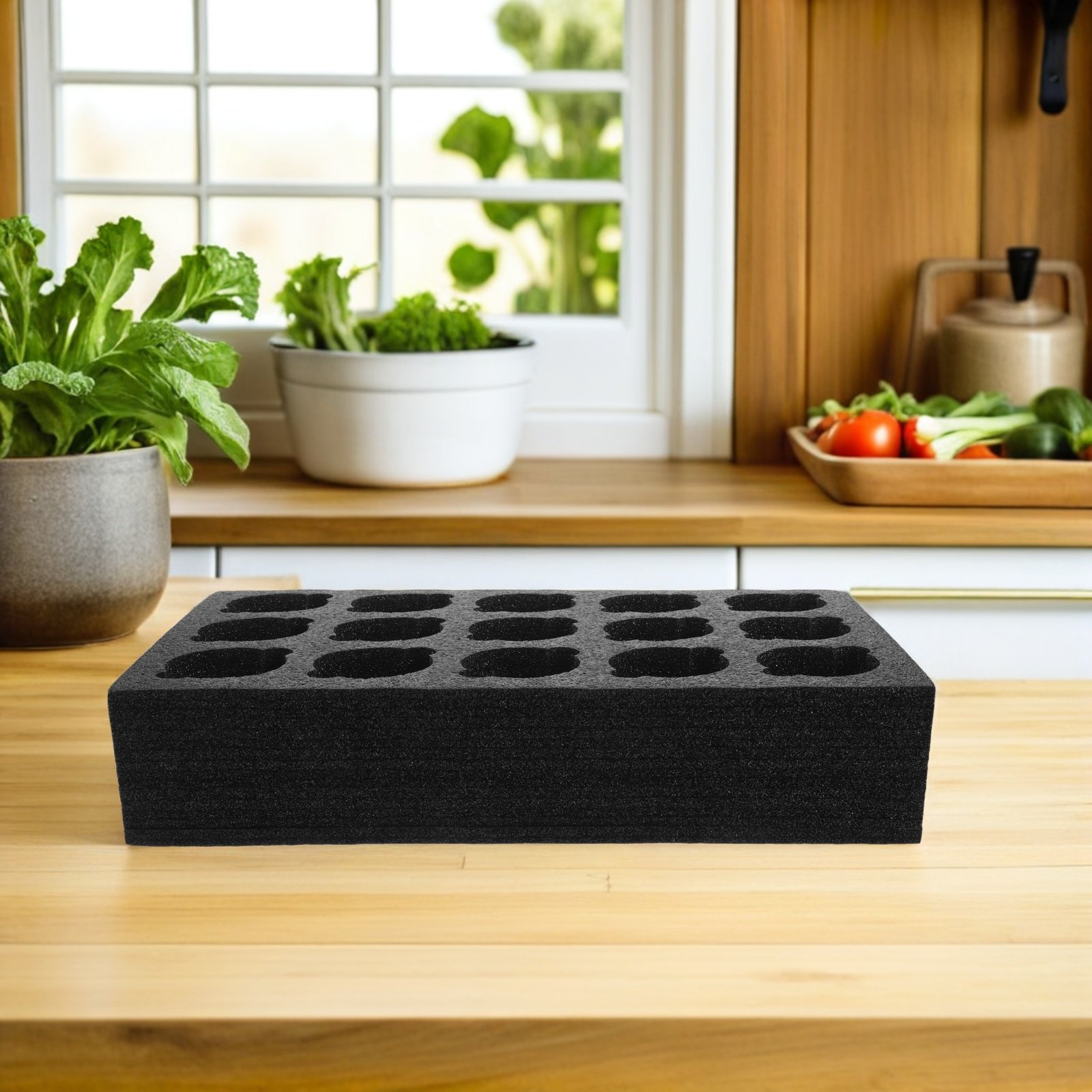 Coffee Tea With Milk - Foam Cup Holder Tray Multi-Cup Carrier