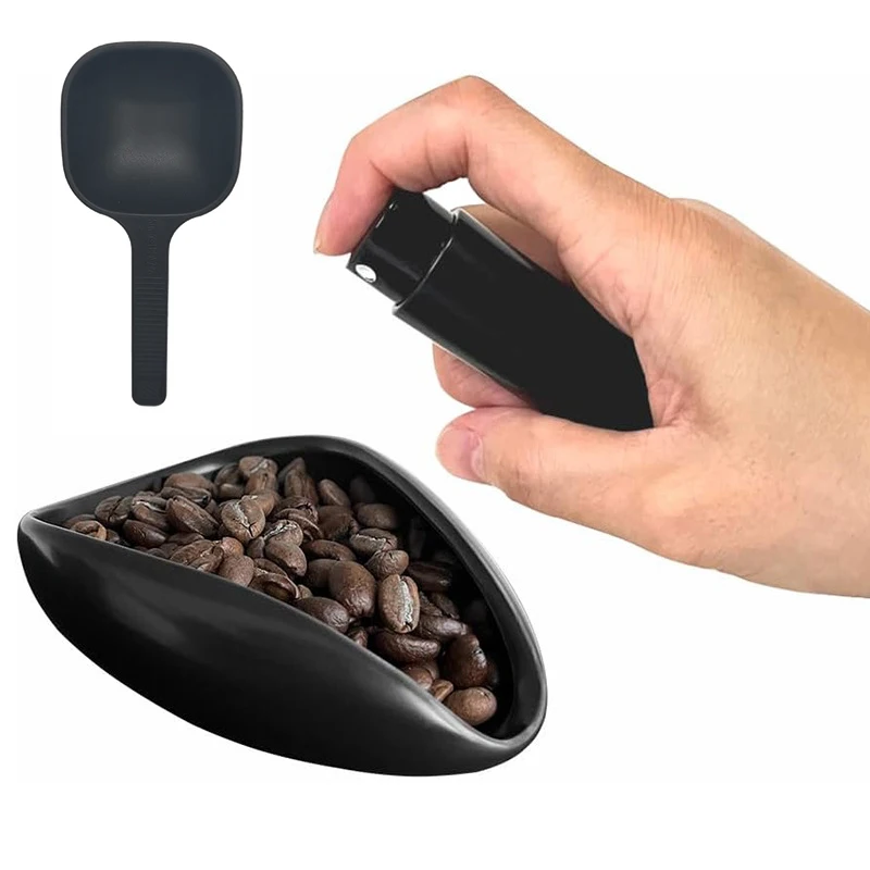 Coffee Tea Essentials - Coffee Bean Measuring Cup Spoon Spray
