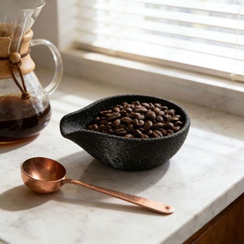 1pc Coffee Bean Dosing Cup & T - Coffee Tea And Bean Leaf のレビューと価格