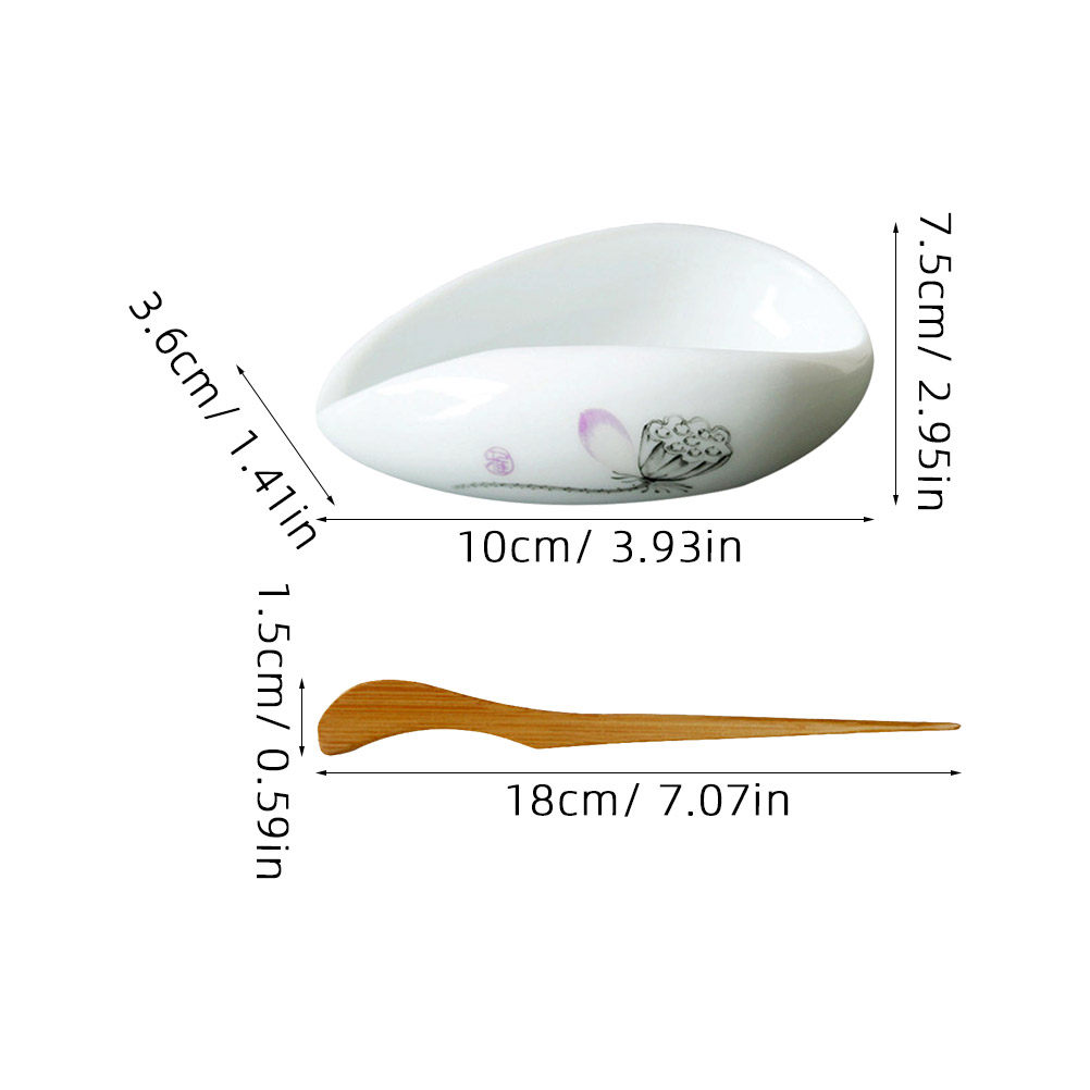 Porcelain Tea Vessel Coffee Be - Coffee Tea And Bean Leaf のレビューと価格