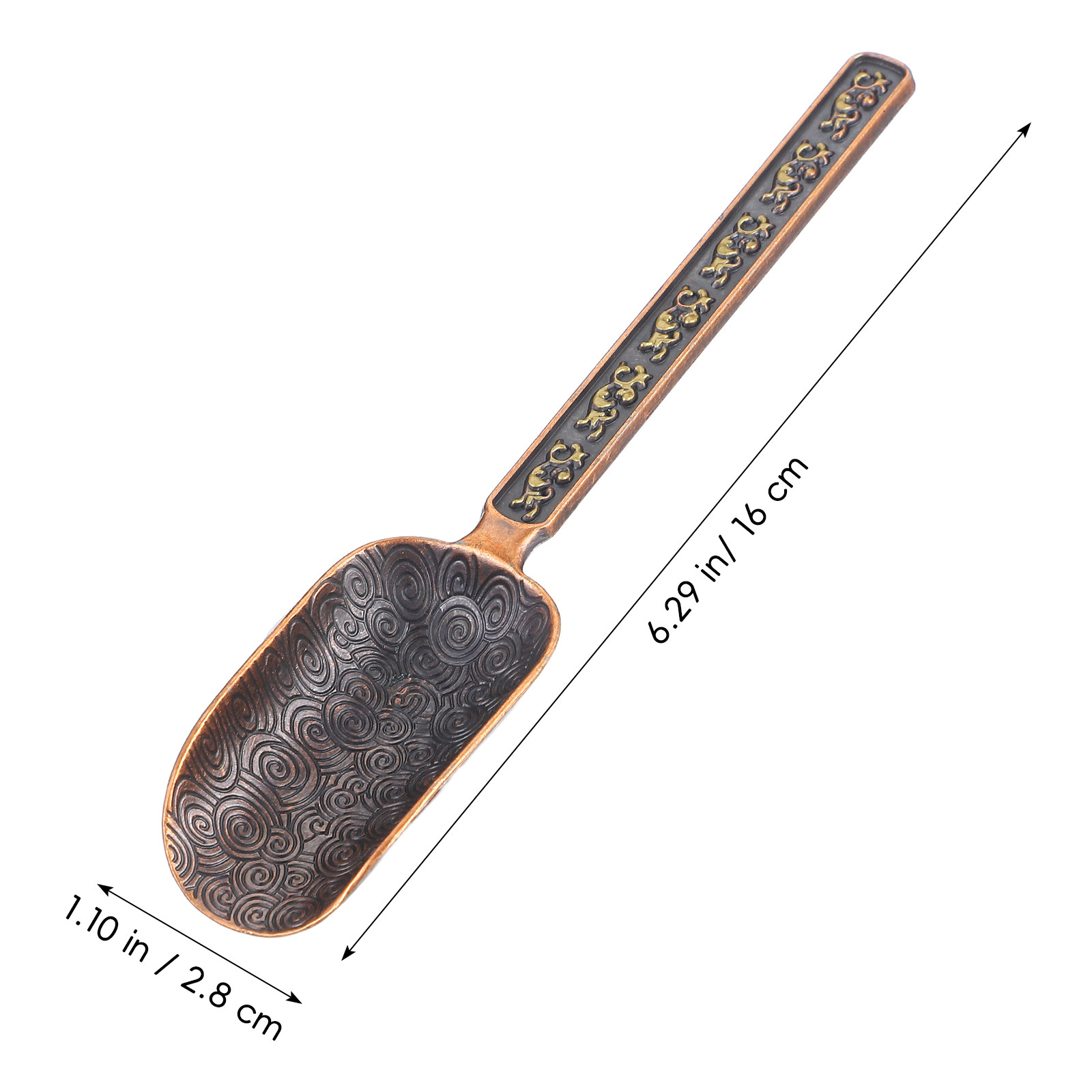 Copper Zinc Retro Style Tea Sc - Coffee Tea And Bean Leaf のレビューと価格