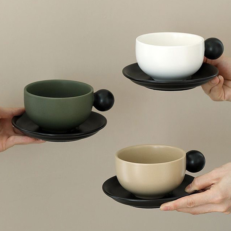 Nordic Contrasting Coffee Cup  - Coffee Tea Gift のレビューと価格