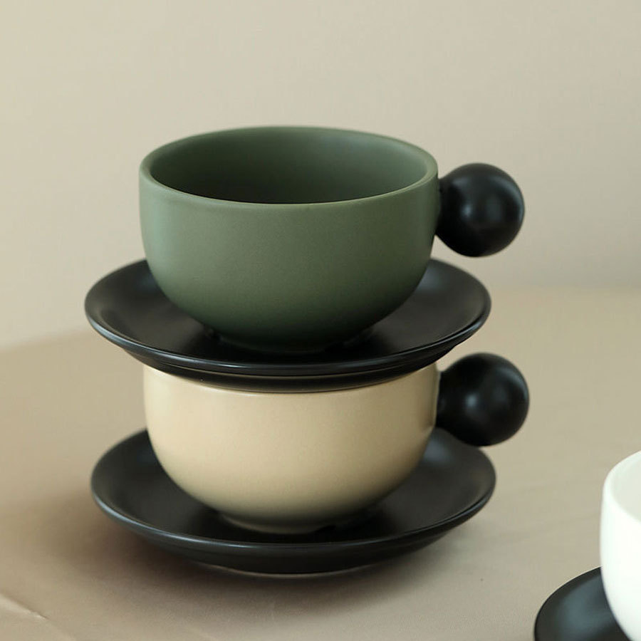 Nordic Contrasting Coffee Cup  - Coffee Tea Gift のレビューと価格