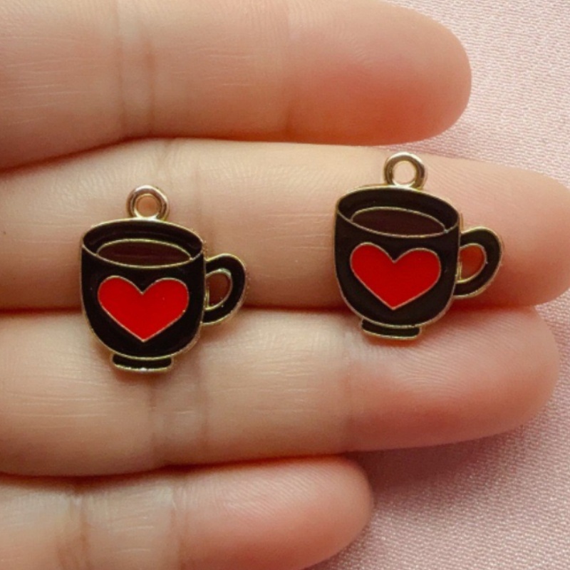 12pcs Colorful Drip Oil Love C - Coffee & Tea Haus のレビューと価格
