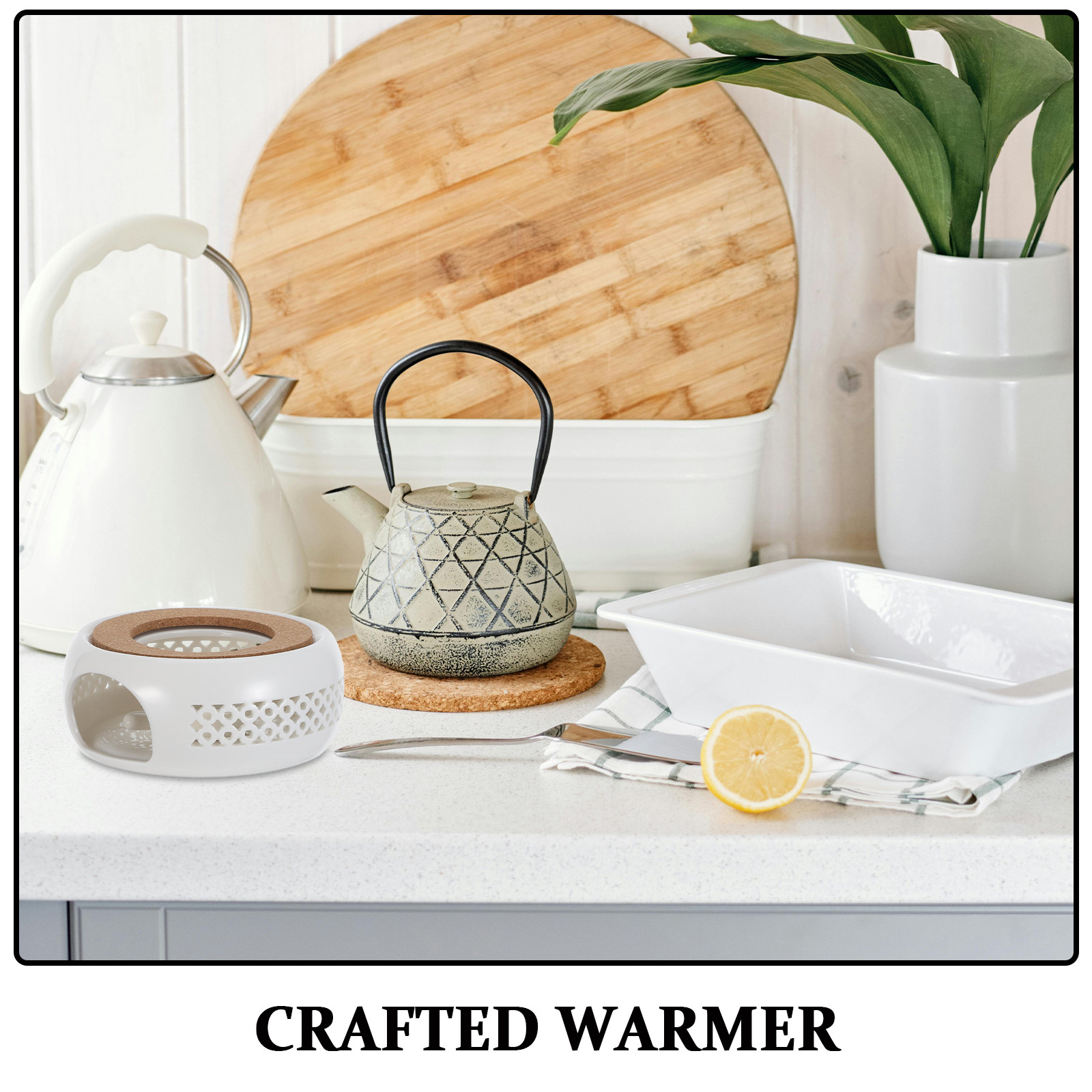 1Set Ceramic Teapot Warmer Tea - Coffee Tea With Milk のレビューと価格