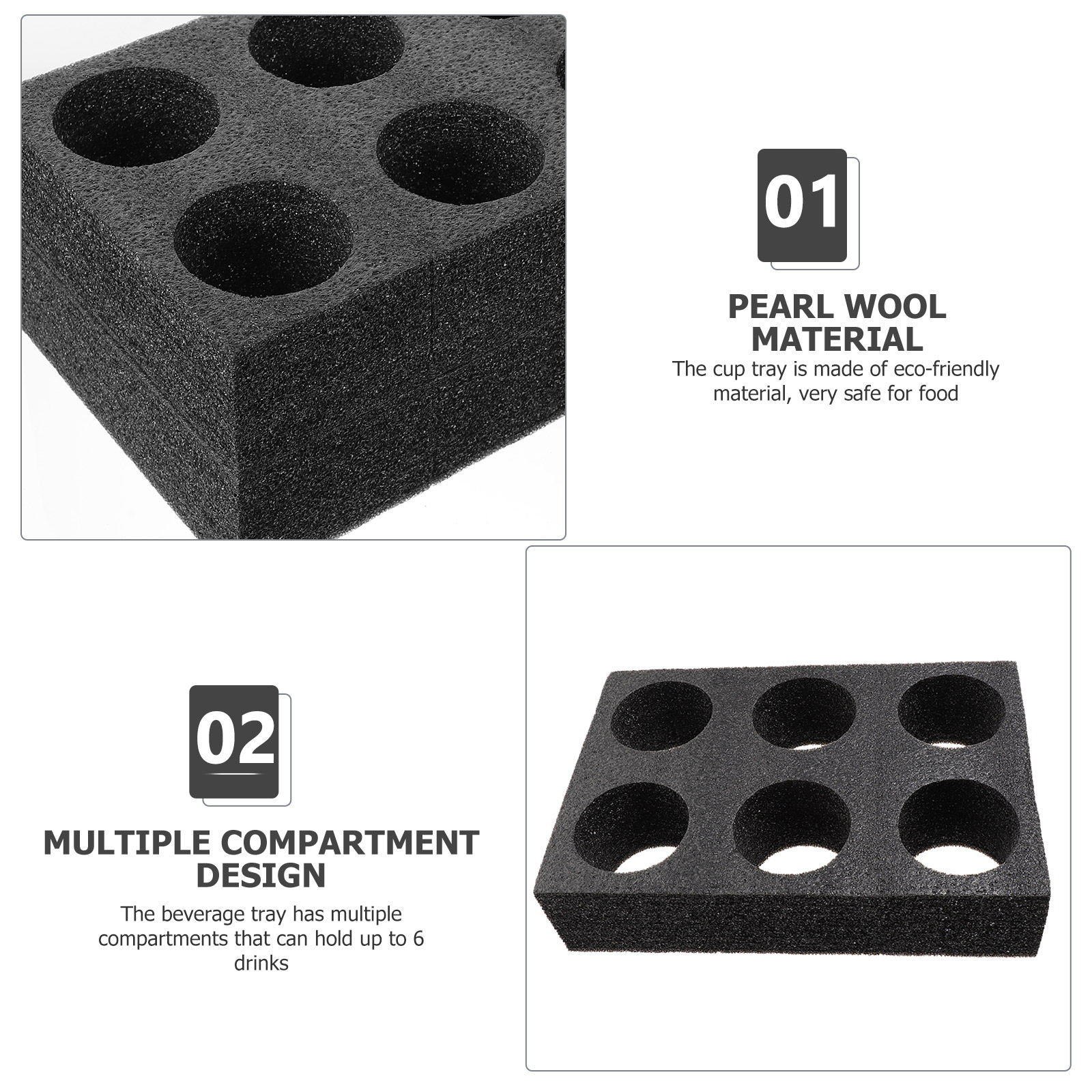 2Pcs Eco-Friendly Biodegradabl - Coffee Tea With Milk のレビューと価格