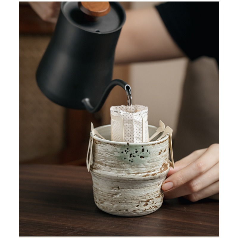 Japanese Rough Ceramic Coffee  - Coffee Tea Essentials のレビューと価格