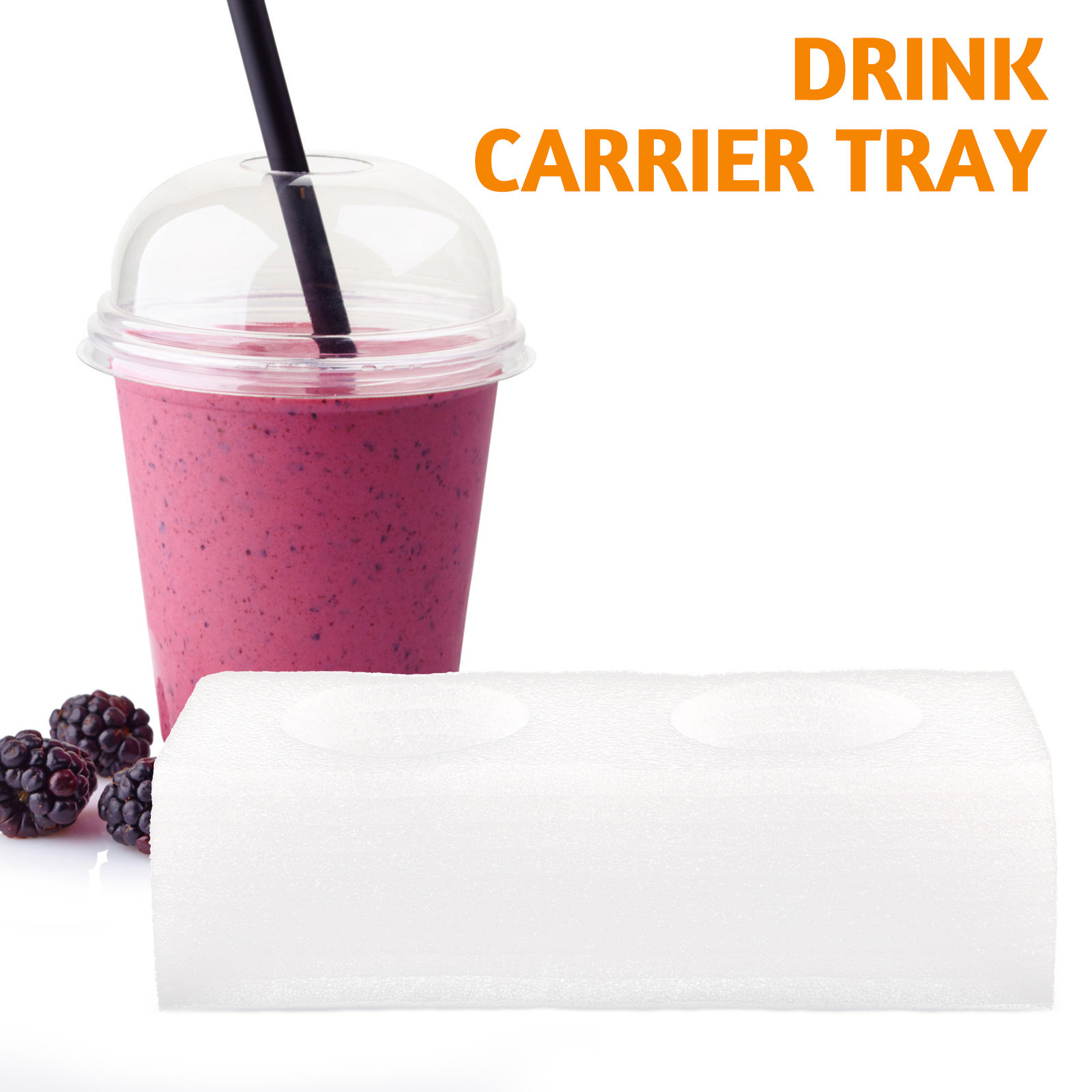 2Pcs Drink Carrier Tray Multi- - Coffee Tea With Milk のレビューと価格