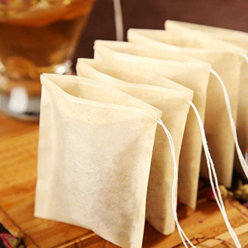 100/500x Cloth Tea Bags with D - Coffee Tea And Bean Leaf のレビューと価格