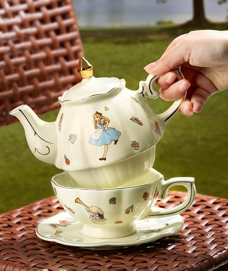 Alice Ceramic Tea and Coffee S - Coffee Tea Gift のレビューと価格