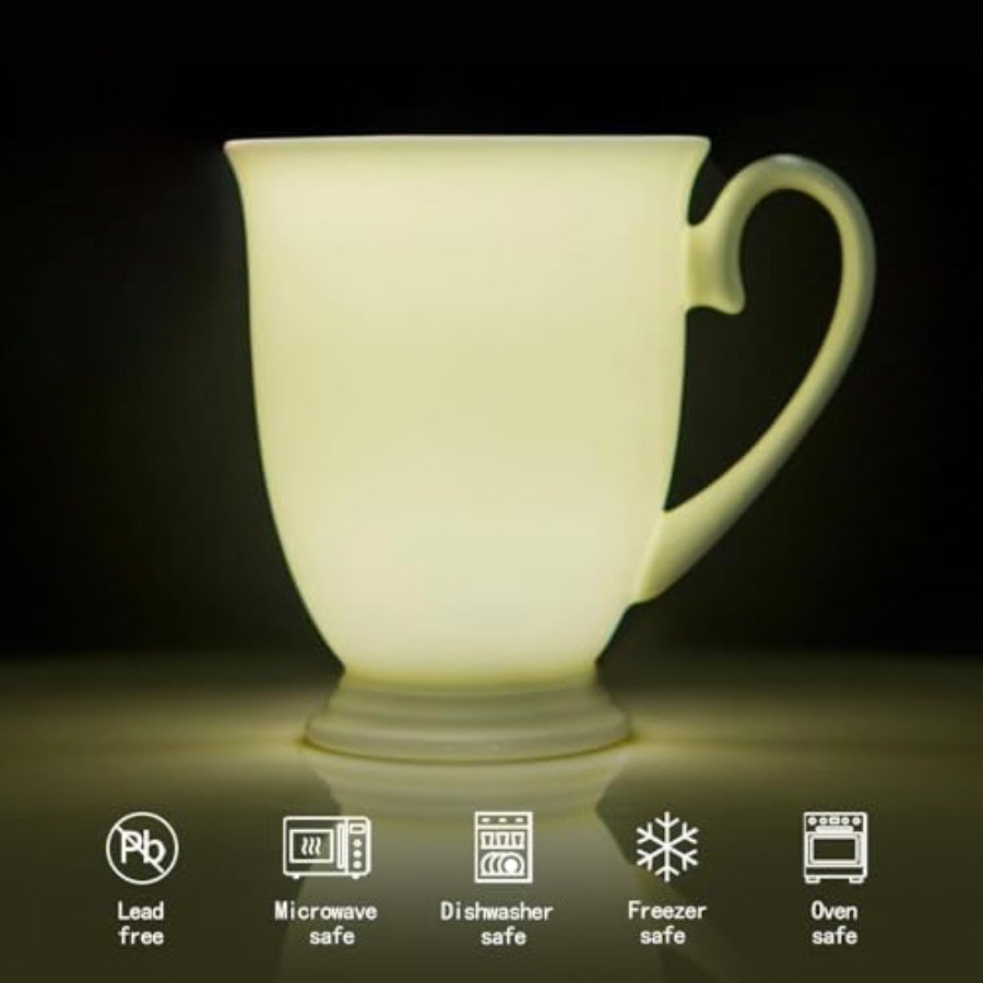 Luxury Fine Bone China White C - Coffee Tea Gift のレビューと価格