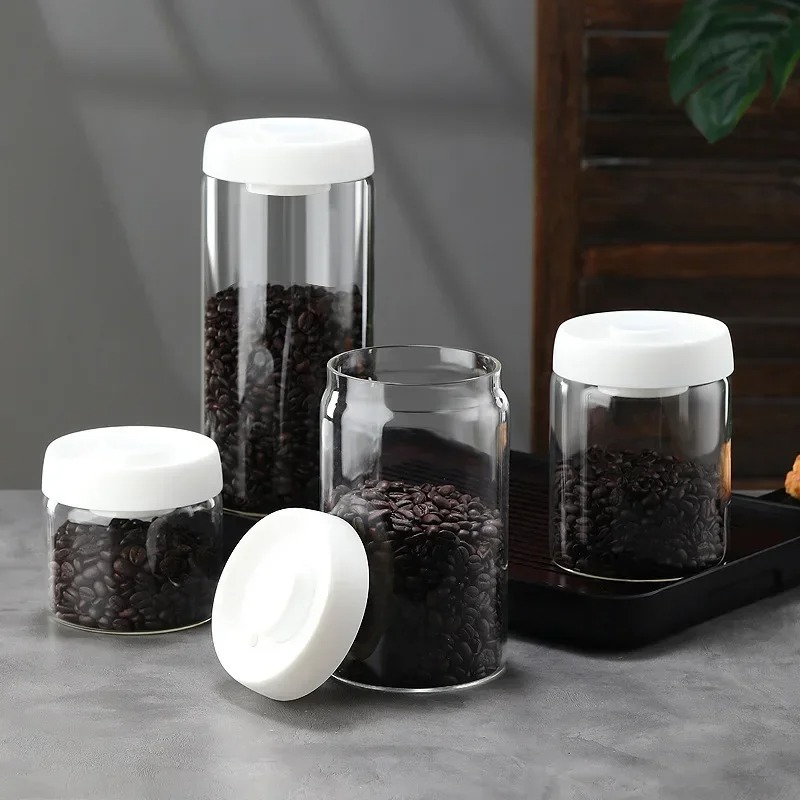 Manual Vacuum Sealed Coffee Ja - Coffee Tea For Me のレビューと価格