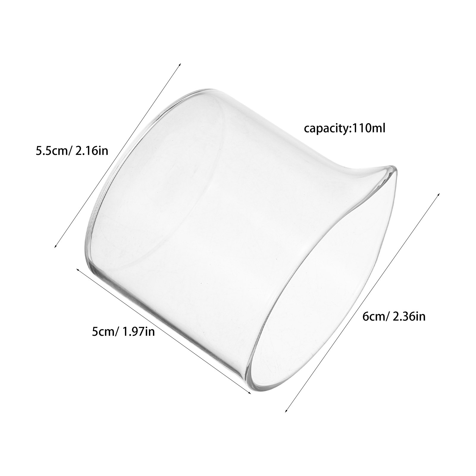 4Pcs Transparent Small Milk Pi - Coffee Tea Hot のレビューと価格