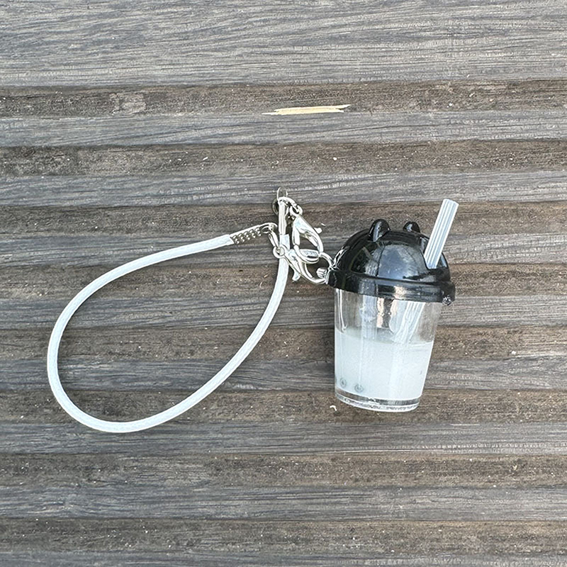 Cute Pearl Milk Tea Bag Charm  - Coffee Tea With Milk のレビューと価格