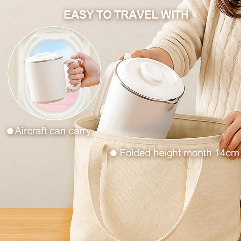 Travel Foldable Electric Kettl - Coffee Tea Hot のレビューと価格