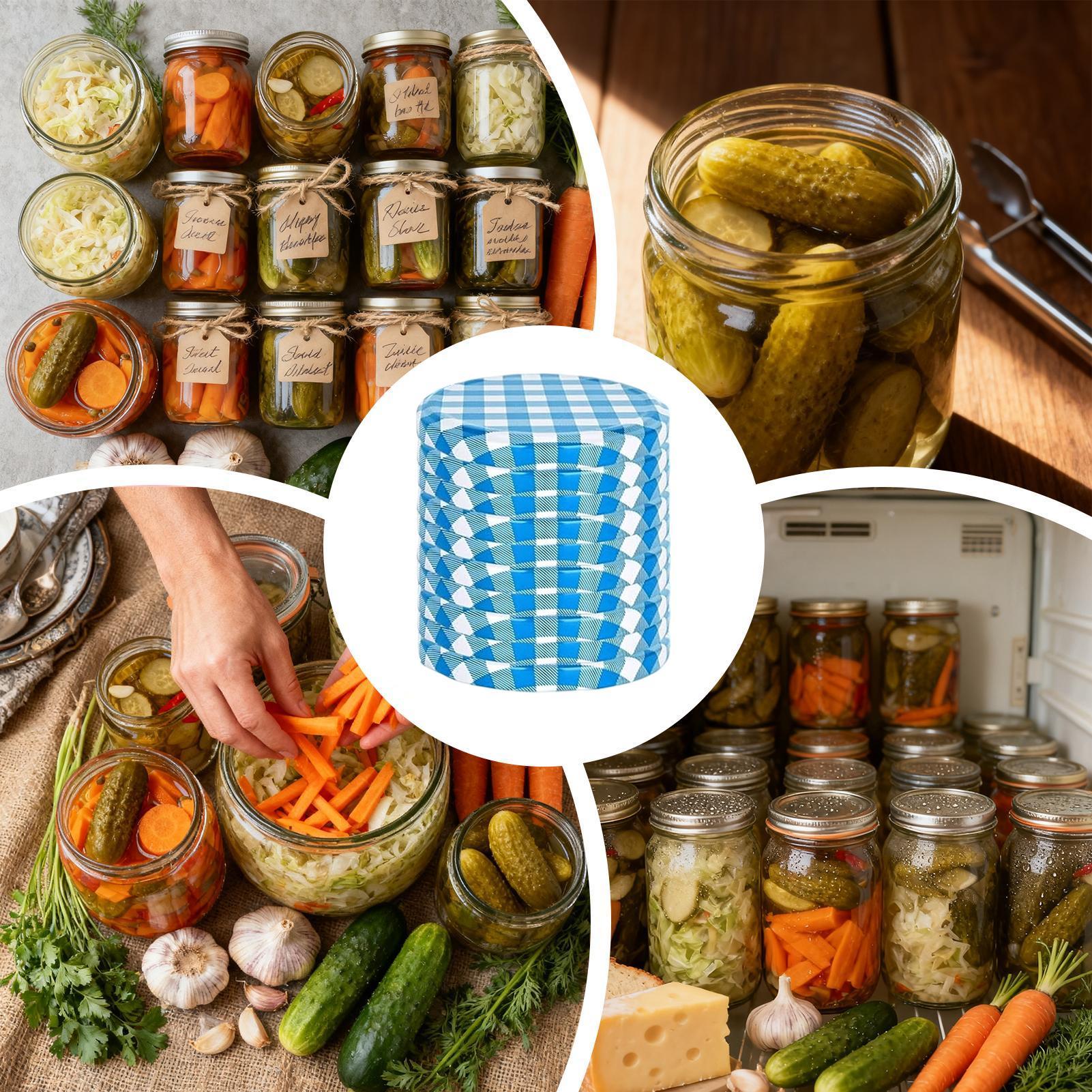 Canning Jar Lids 50 Piece Leak - Coffee Tea & Jane のレビューと価格