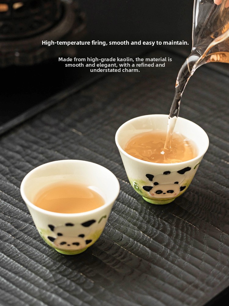 Hand-Painted Ceramic Tea Cup P - Tea & Coffee Kent のレビューと価格
