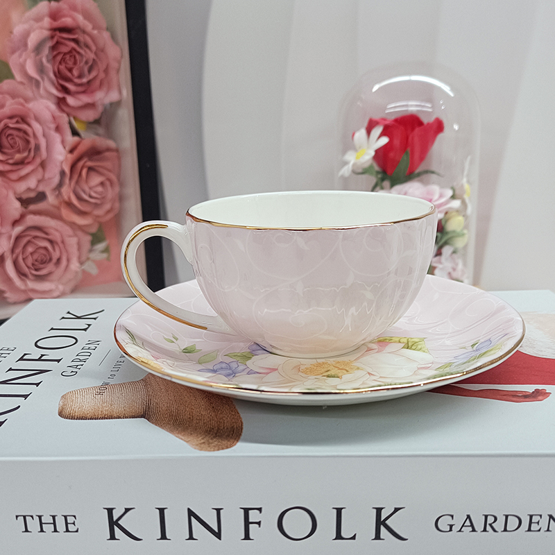 Elegant Pastoral Floral Fine B - Coffee Tea Gift のレビューと価格