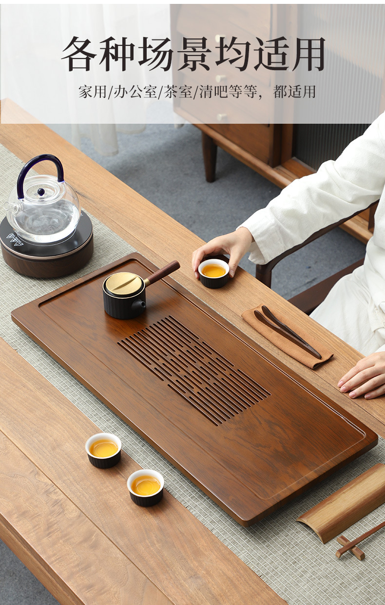 Simple Style Nan Bamboo Flower - Bamboo Tea Tray のレビューと価格