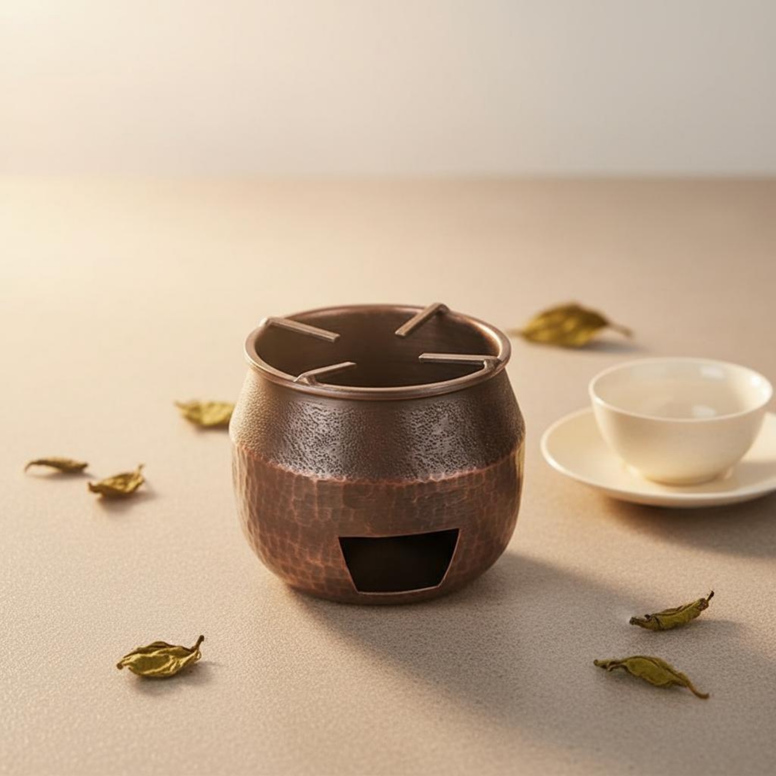 Copper Tea Heater Traditional  - Tea & Coffee Kent のレビューと価格
