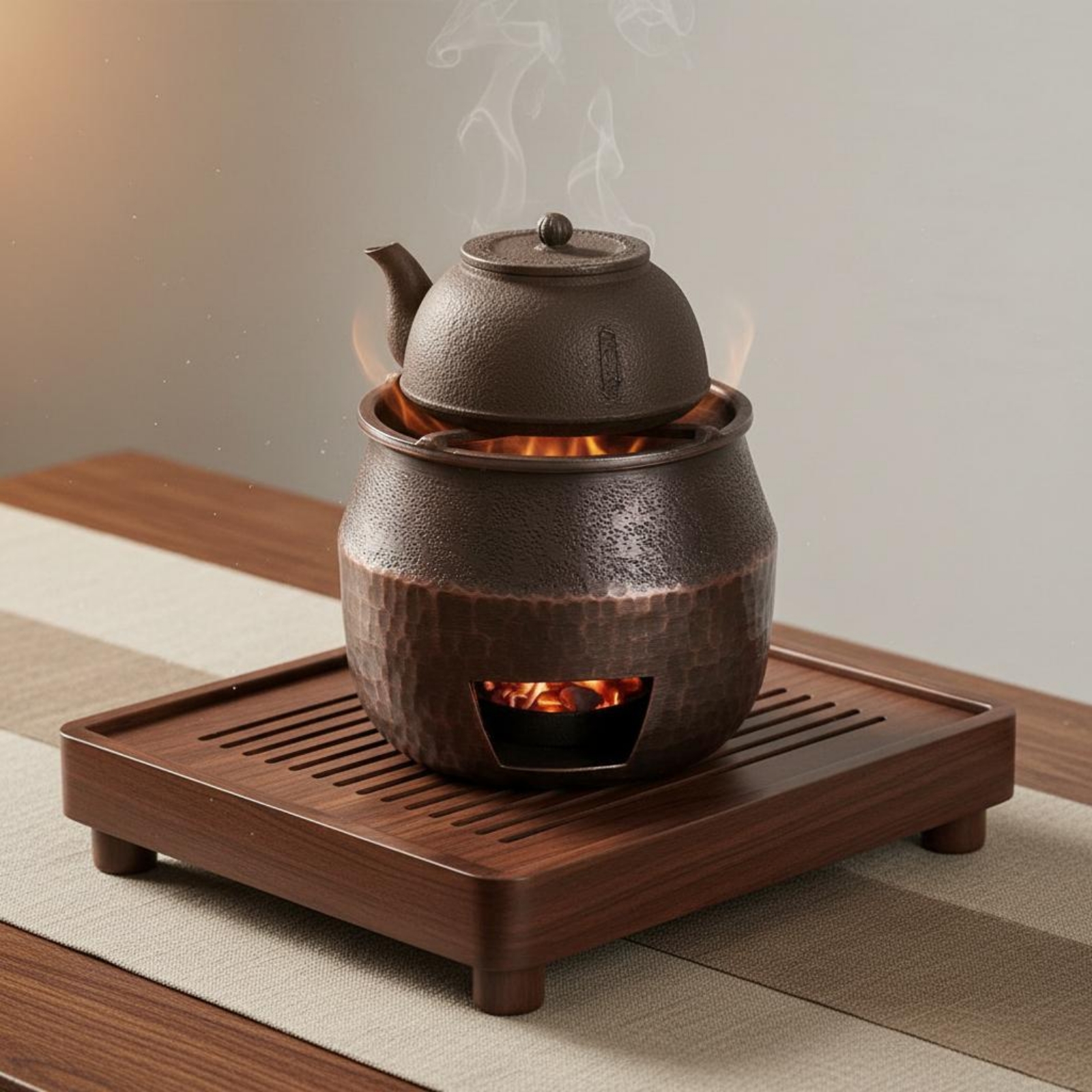 Copper Tea Heater Traditional  - Tea & Coffee Kent のレビューと価格