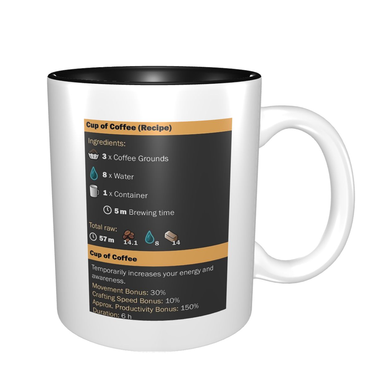 Cup Of Coffee (Recipe) Mug Fun - Coffee Tea Recipe のレビューと価格