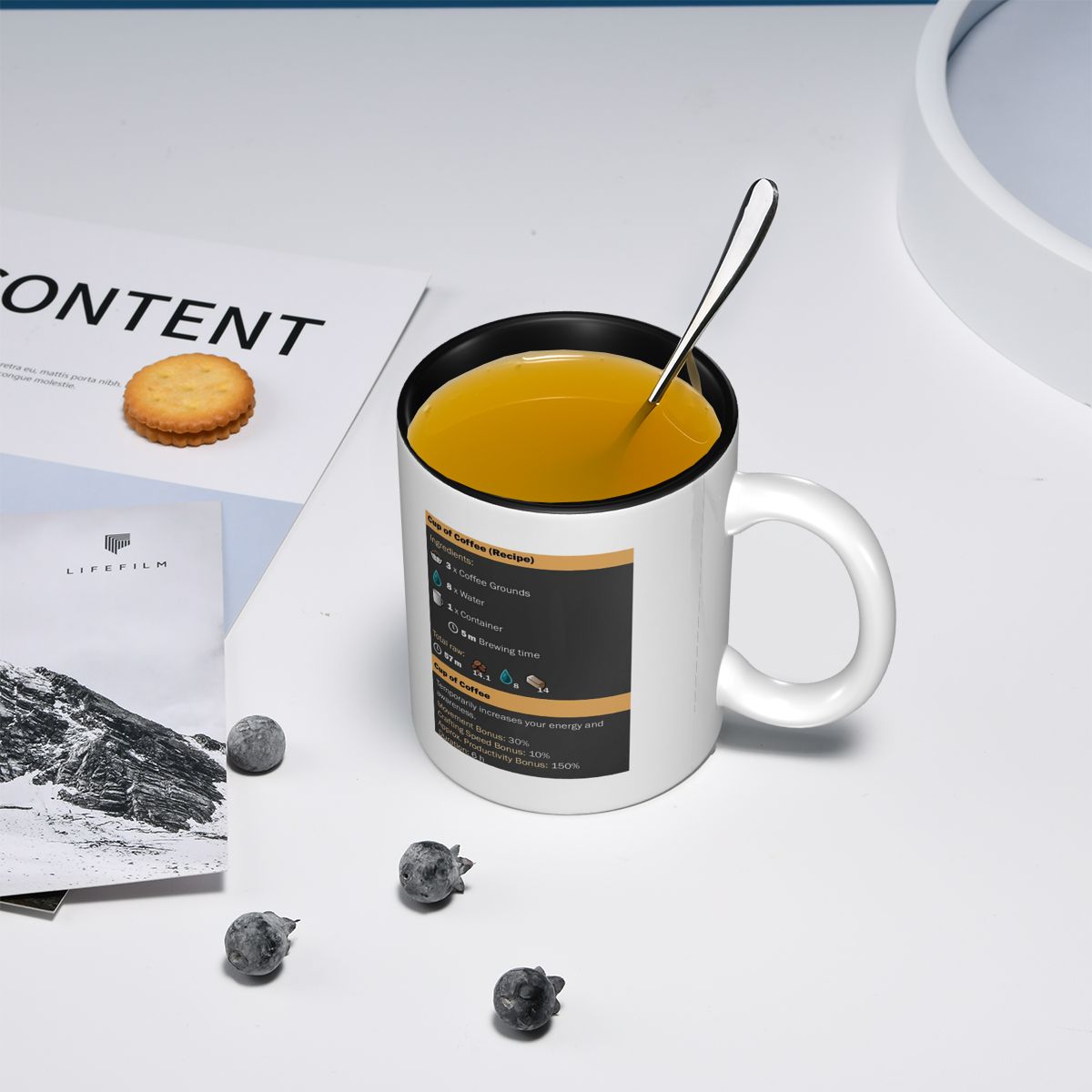 Cup Of Coffee (Recipe) Mug Fun - Coffee Tea Recipe のレビューと価格