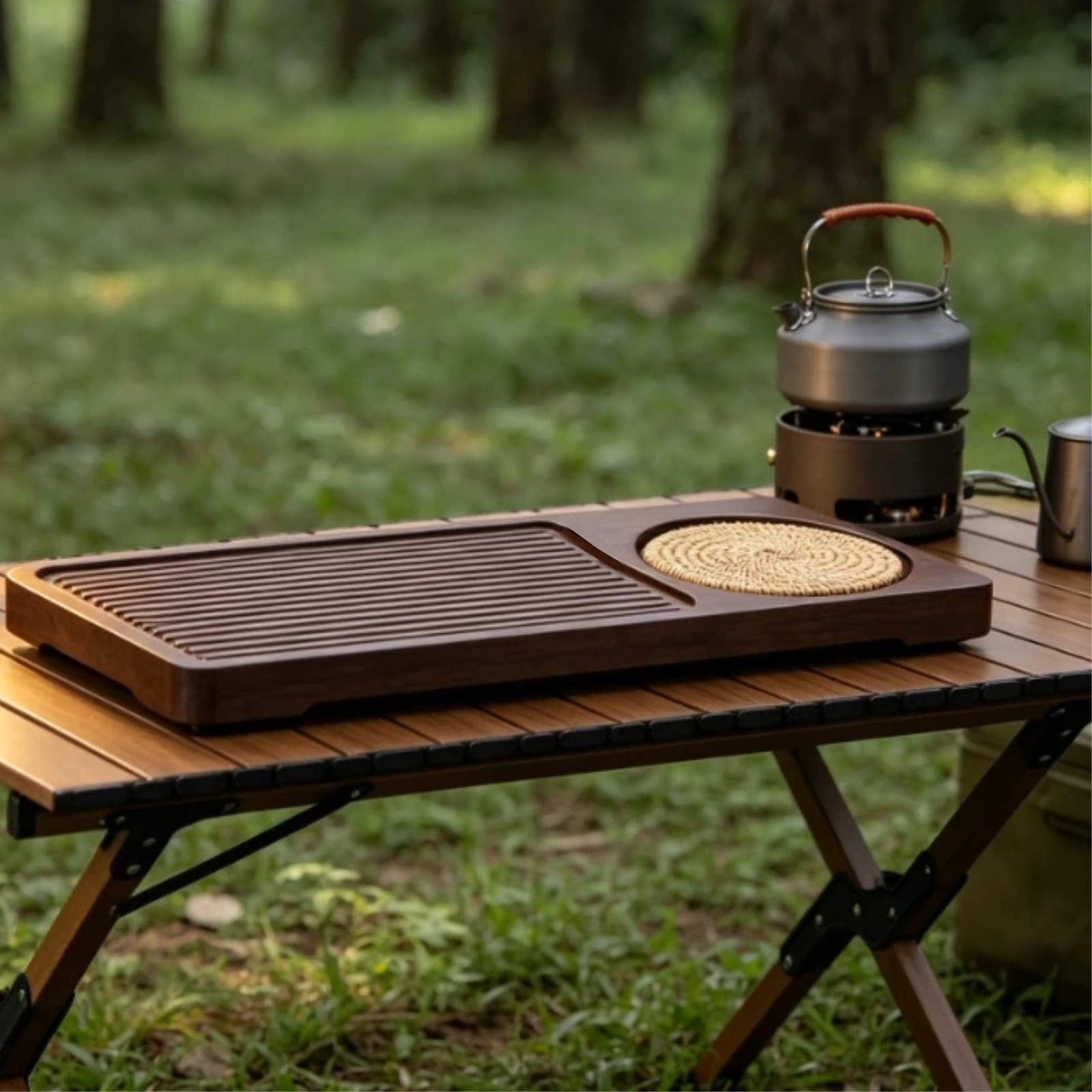 Dry Brew Bamboo Tea Tray with  - Bamboo Tea Tray のレビューと価格