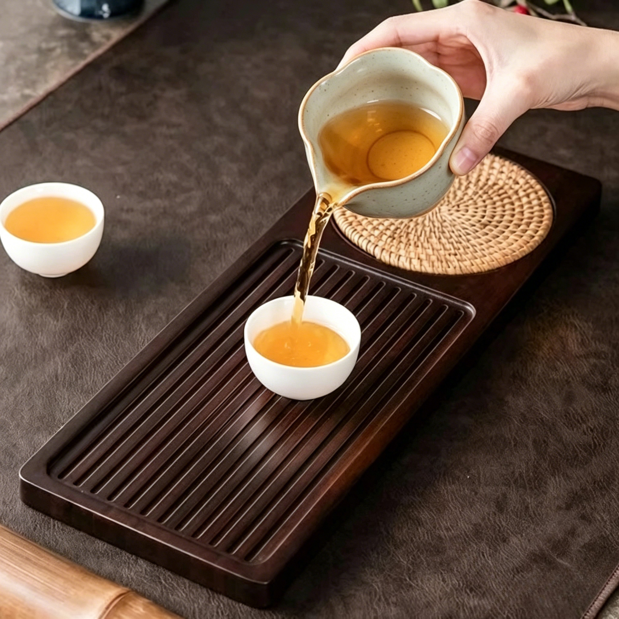 Dry Brew Bamboo Tea Tray with  - Bamboo Tea Tray のレビューと価格