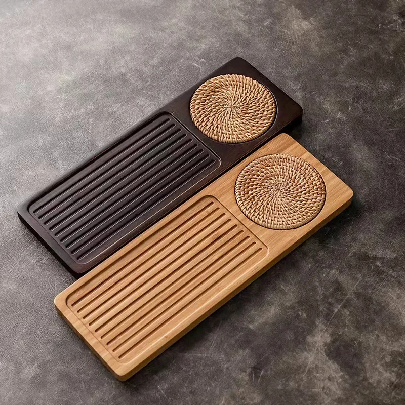 Dry Brew Bamboo Tea Tray with  - Bamboo Tea Tray のレビューと価格