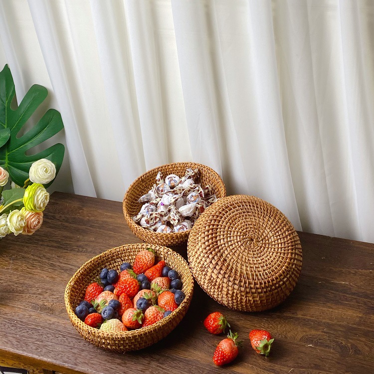 Vietnam Rattan Fruit Basket Te - Coffee Tea Vietnam のレビューと価格