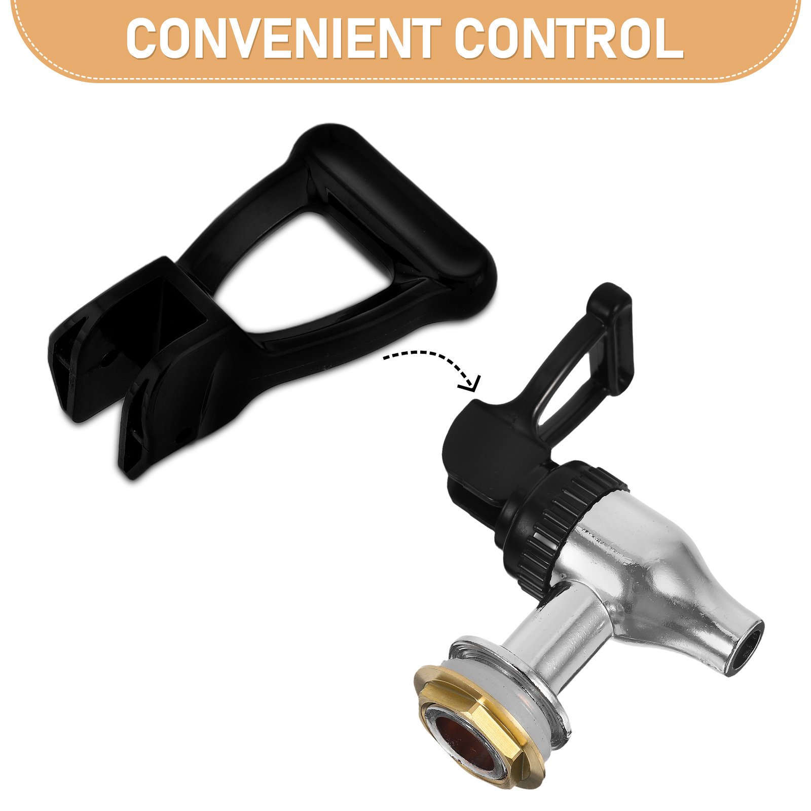 2Pcs Faucet Handle Repair Part - Coffee Tea Hot のレビューと価格