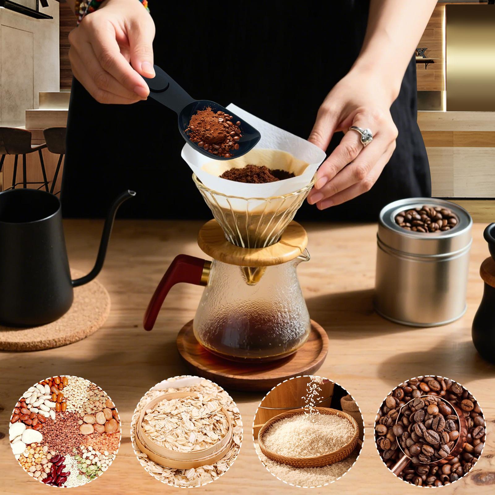 Coffee Scoop with Clip Multi-p - Coffee Tea And Bean Leaf のレビューと価格