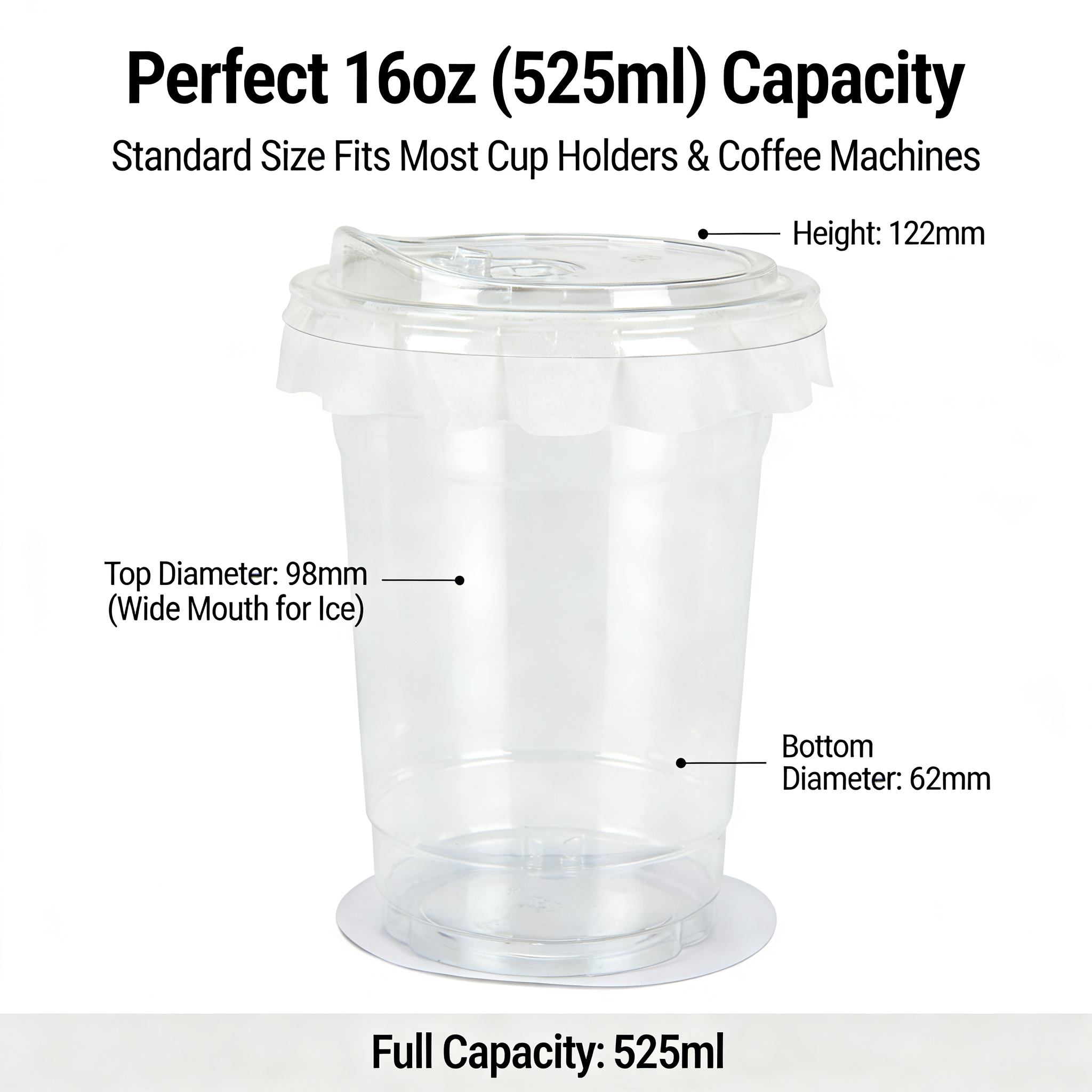 20 PCS PET Cold Drink Cups wit - Coffee Tea Essentials のレビューと価格
