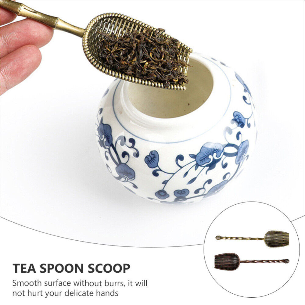 Metal Measuring Shovel Spoon V - Coffee Tea And Bean Leaf のレビューと価格