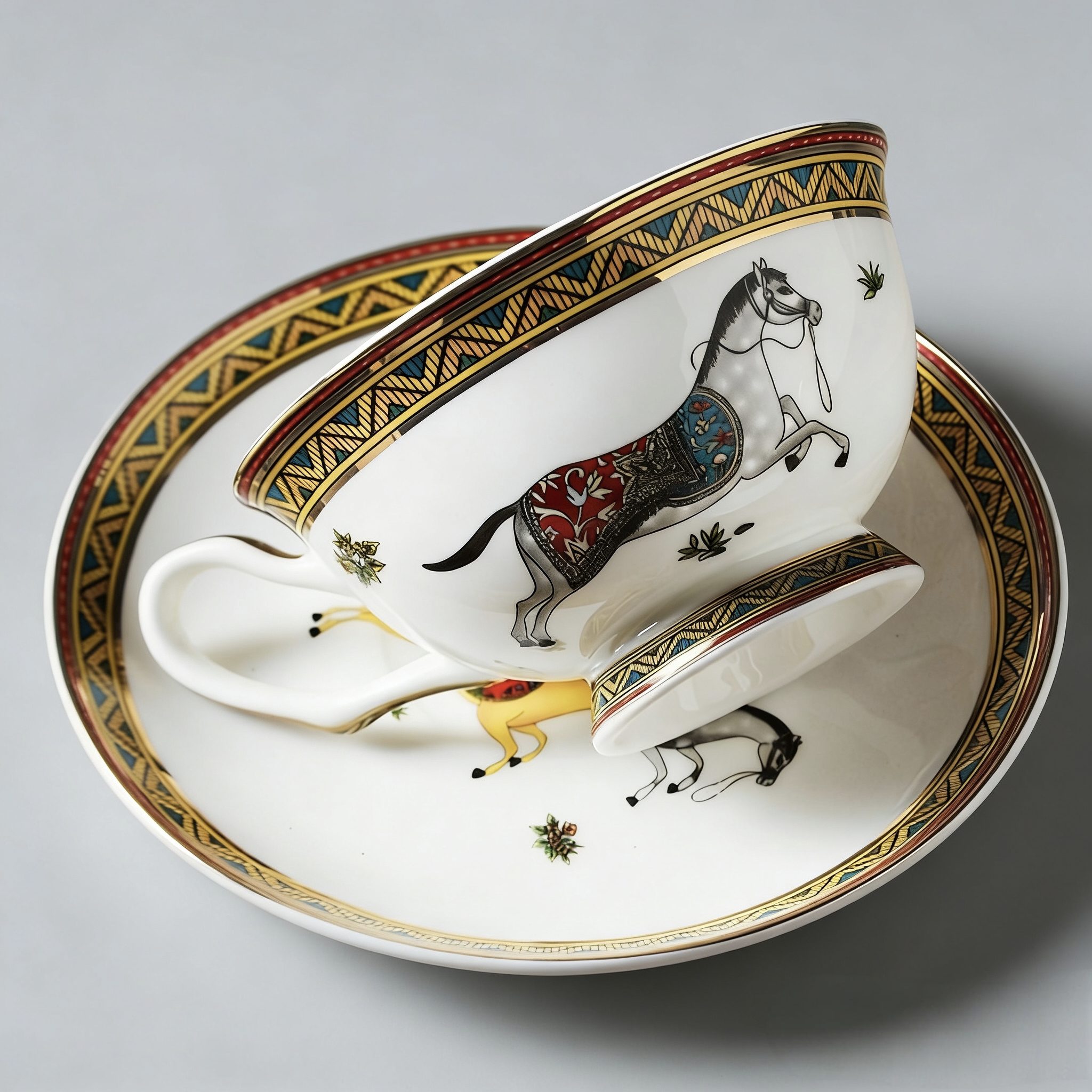 Porcelain Tea Cup and Saucer S - Coffee Tea Gift のレビューと価格