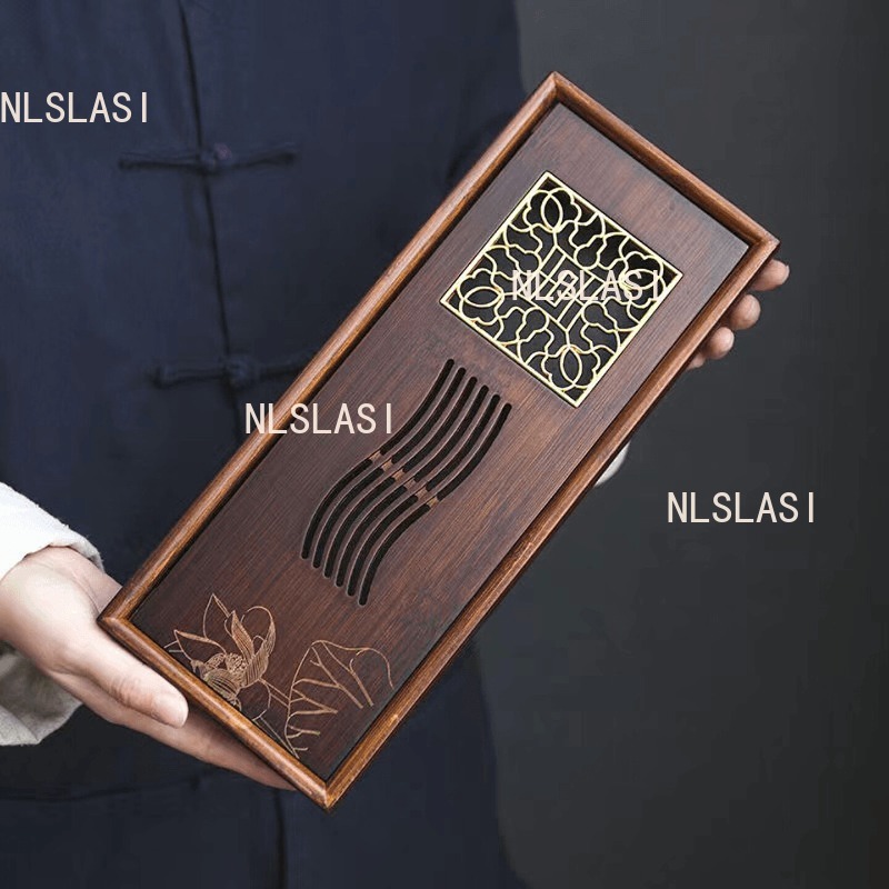 Lotus Bamboo Dry Soaking Plate - Bamboo Tea Tray のレビューと価格