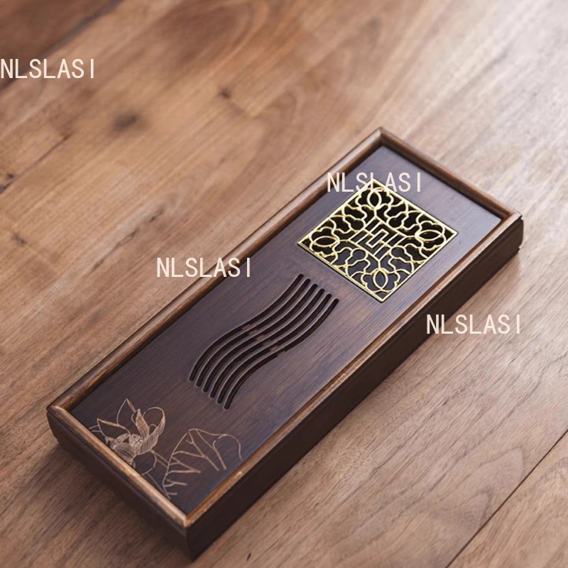 Lotus Bamboo Dry Soaking Plate - Bamboo Tea Tray のレビューと価格