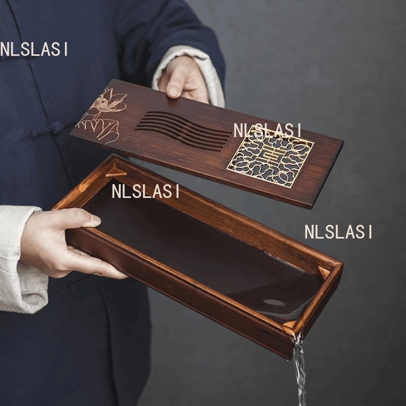 Lotus Bamboo Dry Soaking Plate - Bamboo Tea Tray のレビューと価格