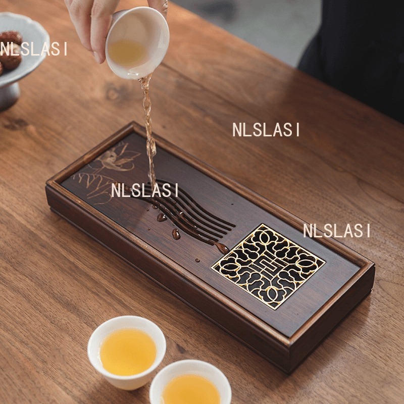 Lotus Bamboo Dry Soaking Plate - Bamboo Tea Tray のレビューと価格