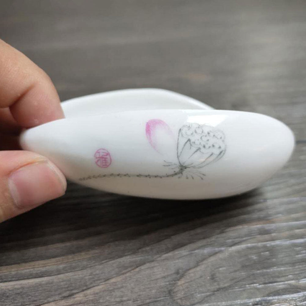 1Set Chic Ceramic Tea Spoon an - Coffee Tea And Bean Leaf のレビューと価格