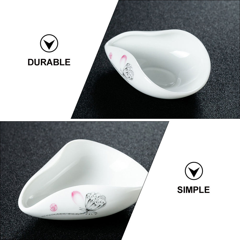 1Set Chic Ceramic Tea Spoon an - Coffee Tea And Bean Leaf のレビューと価格