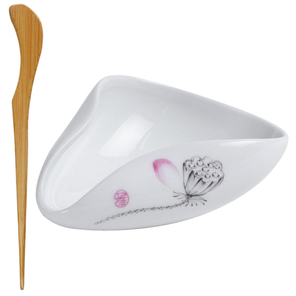 1Set Chic Ceramic Tea Spoon an - Coffee Tea And Bean Leaf のレビューと価格