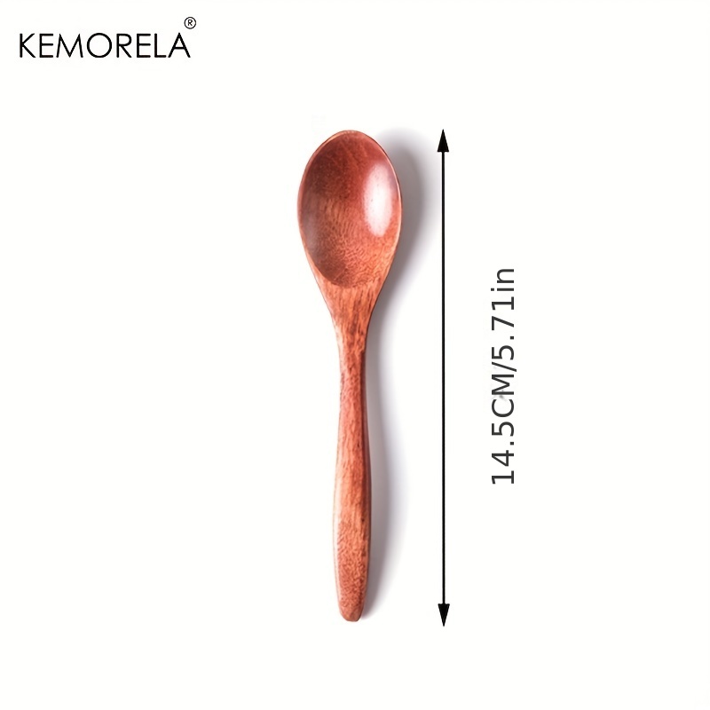 1/2/6PCS Wooden Tea Spoon Long - Coffee Tea And Sugar Set のレビューと価格