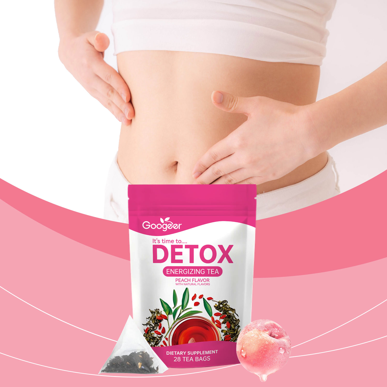 Googeer 28pcs Herbal Detox Tea - Coffee Tea For Weight Loss のレビューと価格