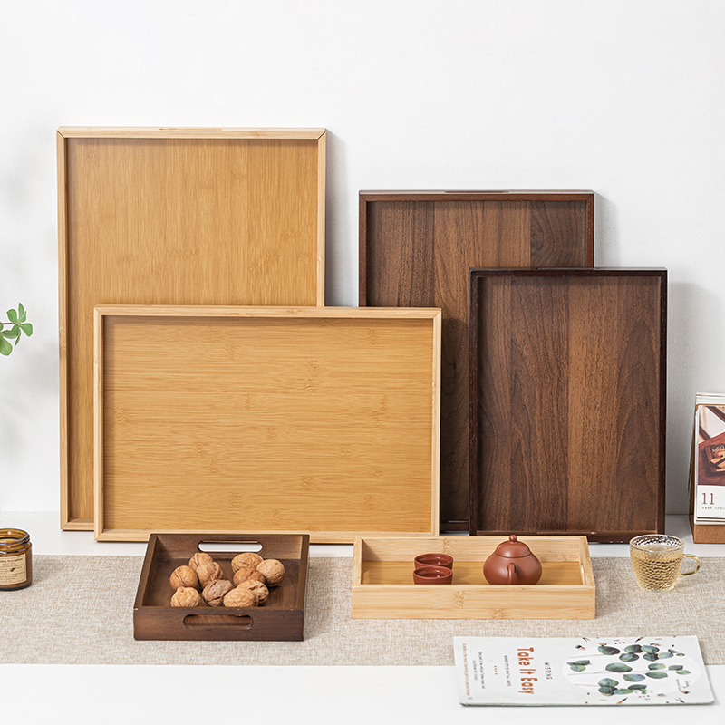 Large Size Rectangular Bamboo  - Bamboo Tea Tray のレビューと価格