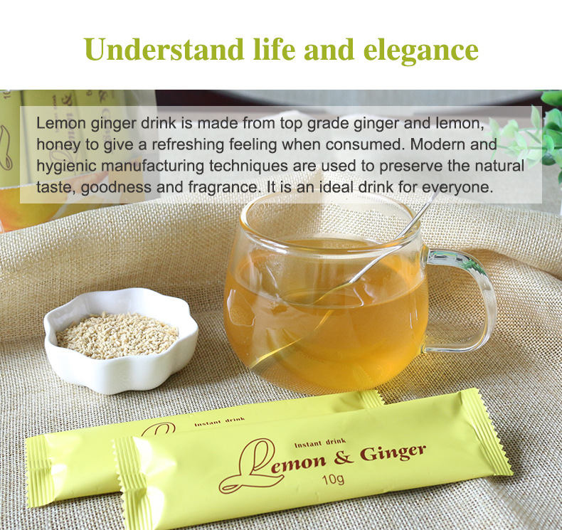 Natural Lemon Ginger Tea Pain  - Coffee Tea For Weight Loss のレビューと価格